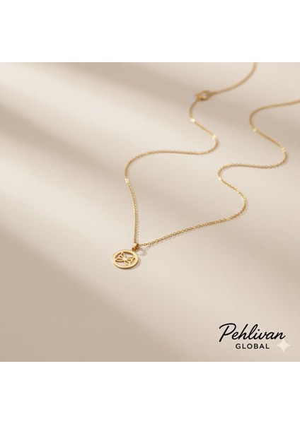 Kelebek Model Gold Renk Çelik Kolye fiyatları