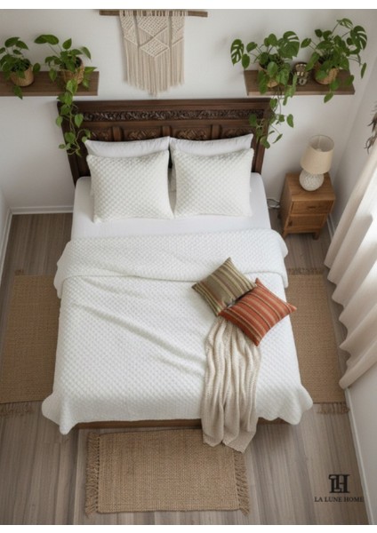 Petek Kare Desen Battalboy Welsoft Yatak Örtüsü fiyatları