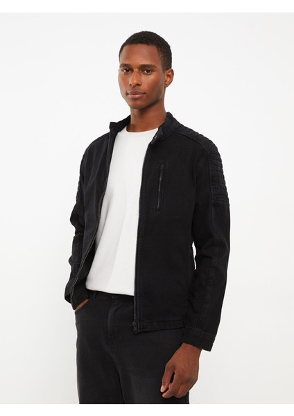 Yeni Sezon Standart Kalıp Erkek Jean Ceket