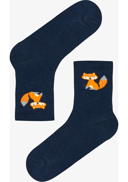 Çok Renkli Erkek Çocuk Foxy Stripe 4lü Soket Çorap indirimleri