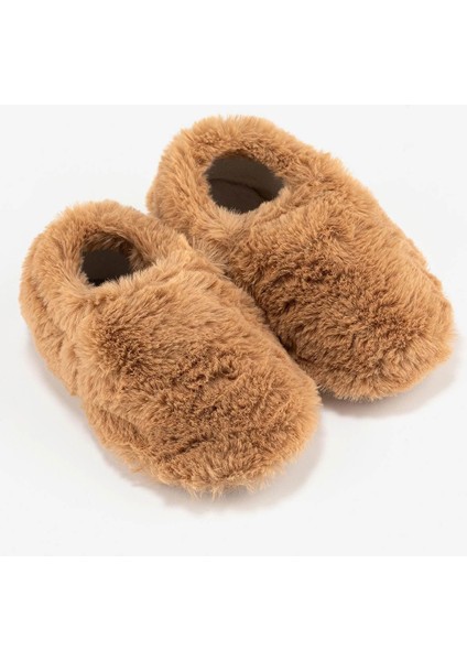 - Furry Furry Kestane Kahverengi Kürk Barefoot Patik Chestnut Fur - 29 fiyatları