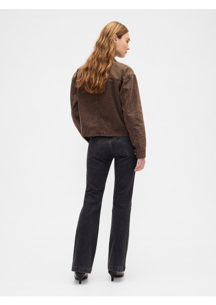 Kadın Siyah Low Rise Boot Jean Pantolon indirimleri