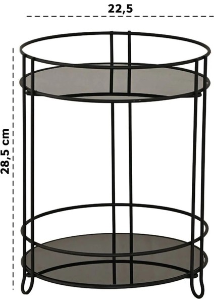 Iki Katlı Banyo ve Takı Organizer, Siyah, Pratik ve Şık Düzenleyici modelleri