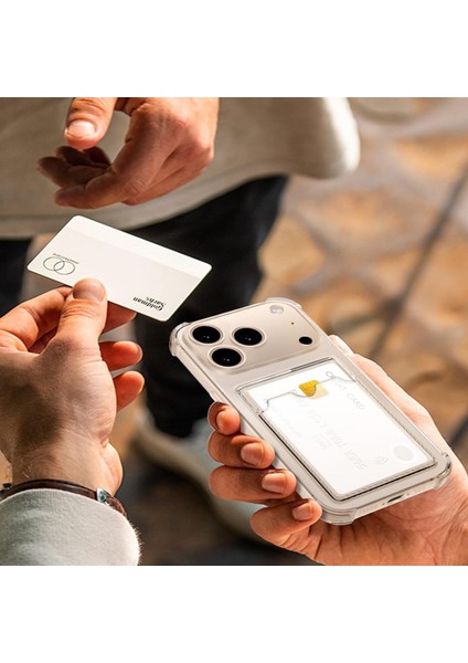 Caseworld Apple iPhone 17 Kapak ile Uyumlu Kamera Korumalı Kartlıklı Darbe Emici Özellikli Şeffaf Silikon Kılıf modelleri