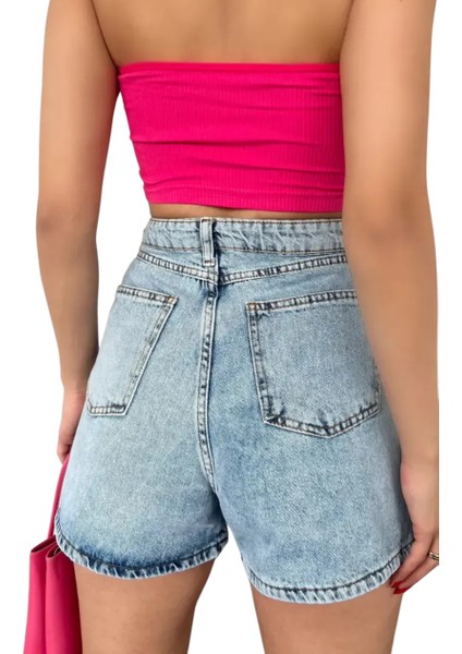 Denim Şort Cepli modelleri