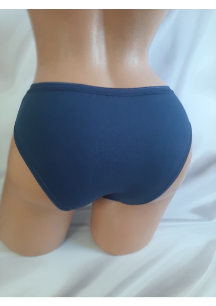 Lacivert Likralı Lastikli Rahat Kullanışlı Kadın Külot fiyatları