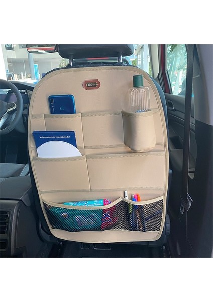 Seat Cordoba Deri Koltuk Arkası Düzenleyici Koruyucu Bej 1 Adet Scr