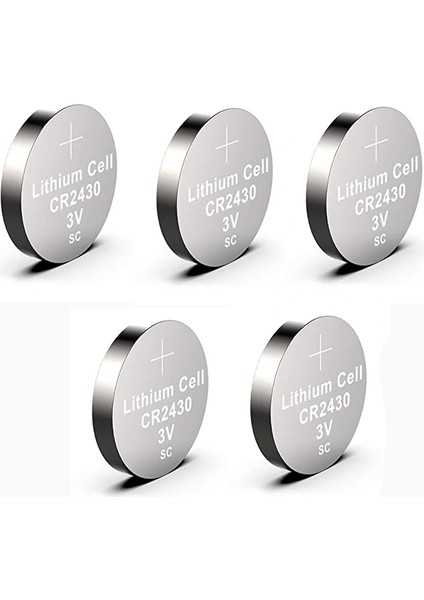Yuma CR2430 Süper Lityum 3V 5’li Kart Düğme