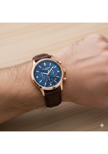 LC08186.492 Erkek Kol Saati – Deri Kordon – 43 mm – Kronograf indirimleri