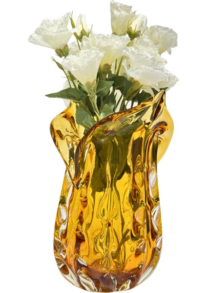 Sıcak Cam Dokulu Kıvrım Vazo modelleri