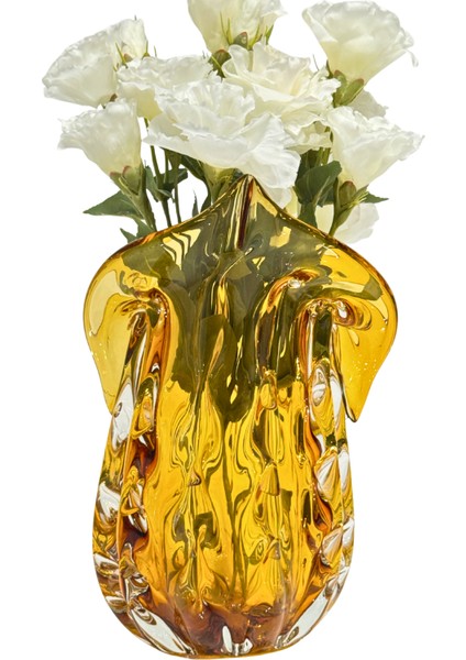 Sıcak Cam Dokulu Kıvrım Vazo fırsatları