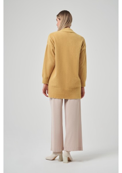 7002 Taş Işlemeli Angora Kazak Tunik modelleri