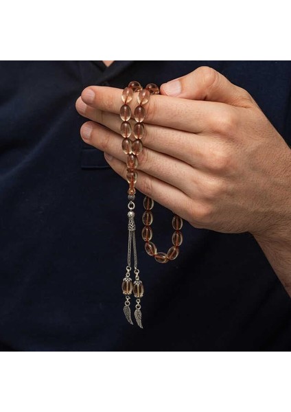 Hk Sıkma Kehribar Tesbih Gümüş Püsküllü Ateş|gümüş Takı Hediyelik Ürünler fiyatları