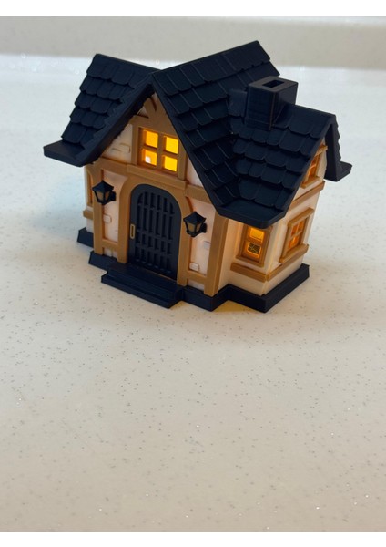 Model Ev Minyatür LED Işıklı Ev 10CM fiyatları