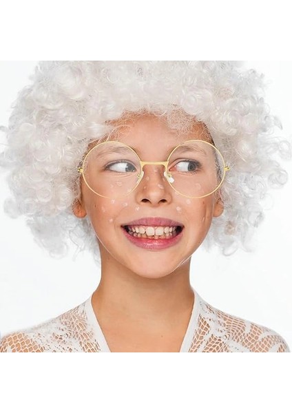 Yuvarlak Cam John Lennon Tarzı Hippi Imaj Çerçeveli Şeffaf Gözlük fiyatları