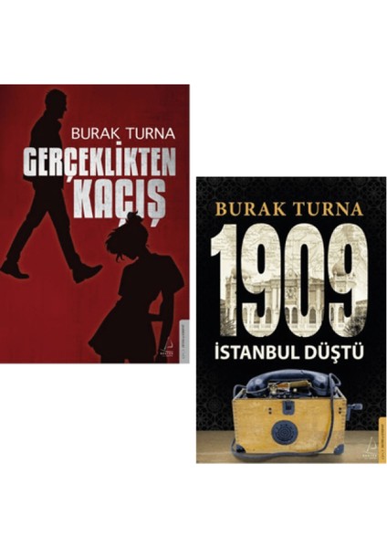 Alfa Kalem+ Gerçeklikten KAÇIŞ+1909 Istanbul Düştü+Sevr Lozan Burak Turna 3 Kitap Edebiyat Destek fiyatları