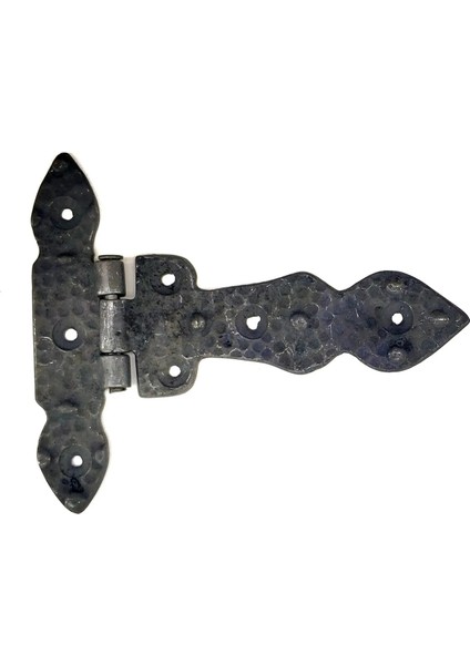 Antika Tarz Dekoratif Pirinç Kuyruklu Düğmeli Menteşe No1 - 117X142 Mm, Oksit