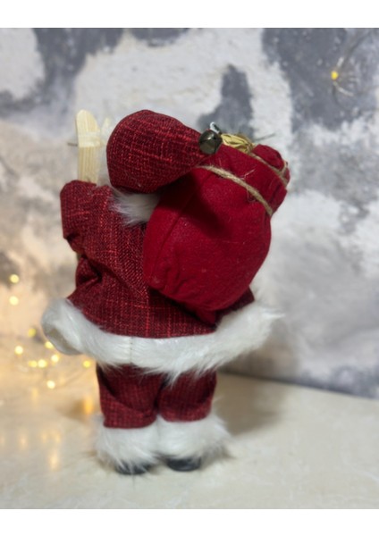 Kırmızı Noel Baba Figür 30 Cm, Sevimli ve Şık Dekorasyon Süsü fırsatları