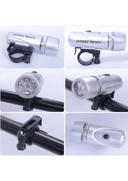 Bisiklet Ön ve Arka Lamba Seti Multi Fonksiyonlu - Gri fiyatları