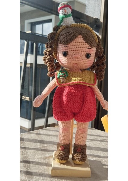 Maya Doll Organik Örgü Bebek 30CM fiyatları