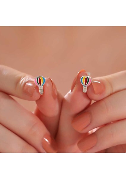 Hk Gümüş Çocuk Küpe Kapadokya Balon |gümüş Takı Hediyelik Ürünler fiyatları