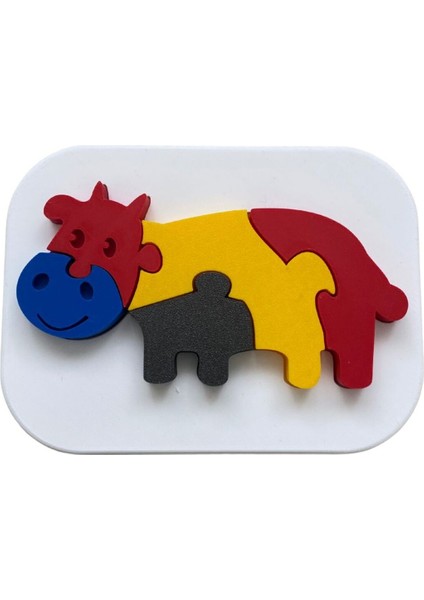 5 Parçalı Puzzle Gelişim Destekleyici Organik Oyuncak