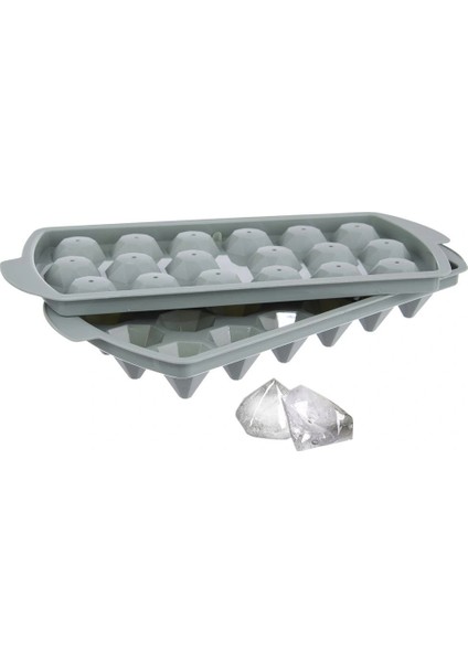 Elmas Şeklinde Buz Kalıbı 18 Bölmeli modelleri