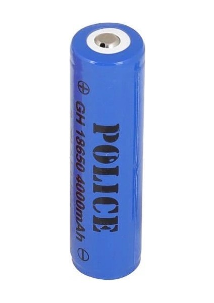Police 18650 3.7V 4000 Mah Akım Korumalı Şarjlı Li-Ion
