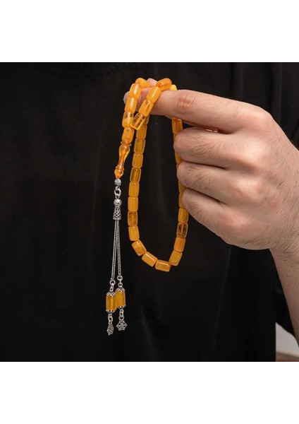 Hk Sıkma Kehribar Tesbih Gümüş Püskül |gümüş Takı Hediyelik Ürünler fiyatları