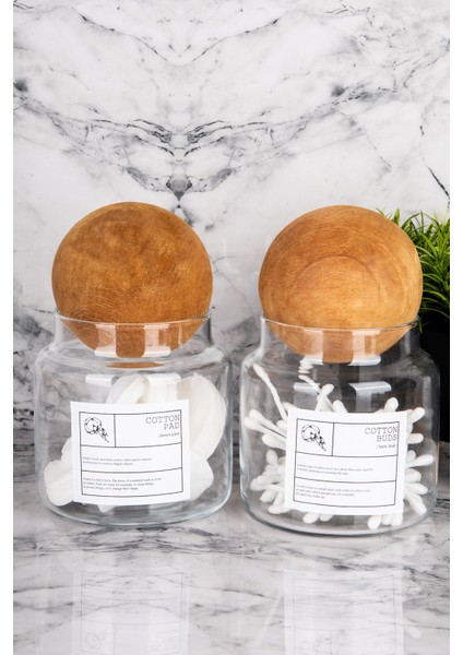 Turuncu 2'li 500ML Cam Kavanoz, Kapaklı, Banyo ve Makyaj Düzenleyici Set fiyatları