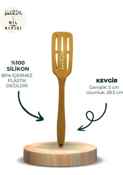 Yanmaz, Yapışmaz ve Çevre Dostu | Premıum Silikon Spatula & Kaşık Seti modelleri
