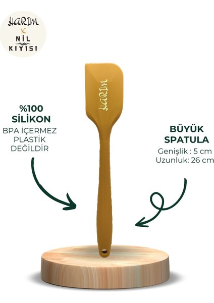 Yanmaz, Yapışmaz ve Çevre Dostu | Premıum Silikon Spatula & Kaşık Seti fırsatları