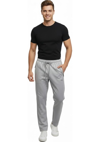 Erkek Rahat Kesim Düz Paça Dalgıç Kumaş Eşofman Altı BGL-ST05044