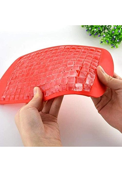 160 Bölmeli Küp Silikon Buz Kalıbı Buzluk