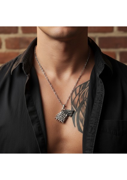 Game Of Thrones Kurt Gümüş Kaplama Kolye Ucu fiyatları