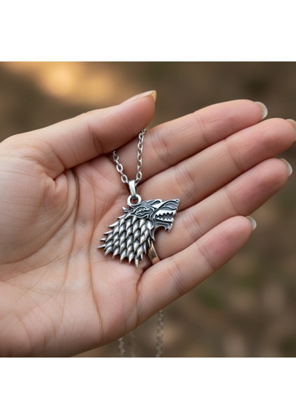 Game Of Thrones Kurt Gümüş Kaplama Kolye Ucu indirimleri