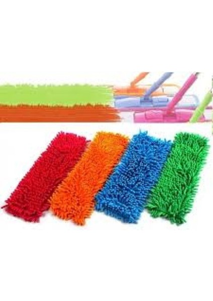 Çok Renkli Mikrofiber Paspas Yedeği 60 Cm, Temizlikte Kolaylık Sağlar modelleri