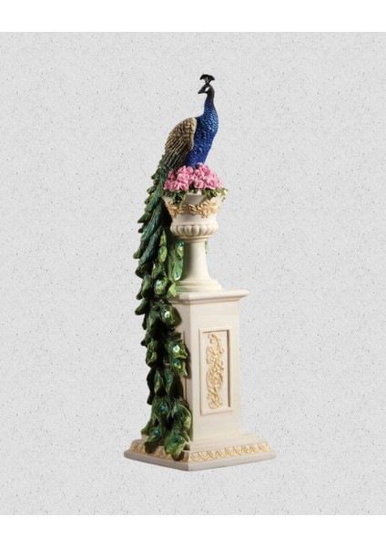 Roma Sütun Vazosu Üzerinde Tavus Kuşu Biblosu – Veronese Design fırsatları