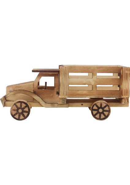 El Yapımı Doğal Ahşap Oyuncak Kamyon Inşaat Iş Makinesi Maket Model Çocuklara Özel Gün Hediyesi indirimleri