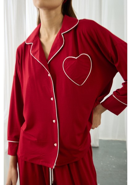 Amour Kalpli Pijama modelleri