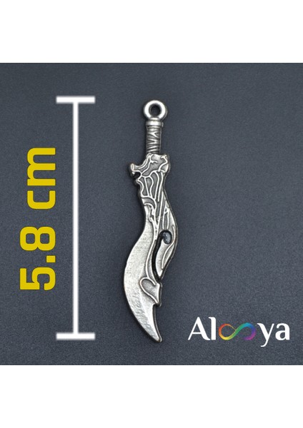 Lol Savaş Kılıcı Gümüş Kaplama Düz Zincir Kolye indirimleri