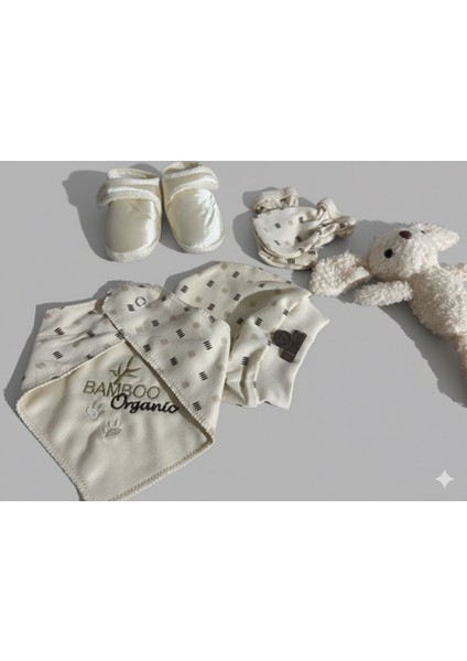 %100 Organik 10 Parça Lüks Hastane Çıkış Seti Tavşanlı indirimleri