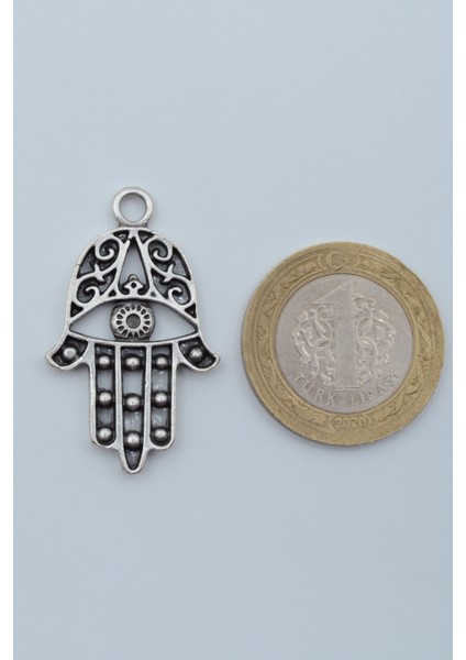 Fatma Ana Eli Gümüş Kaplama Düz Zincir Kolye fırsatları