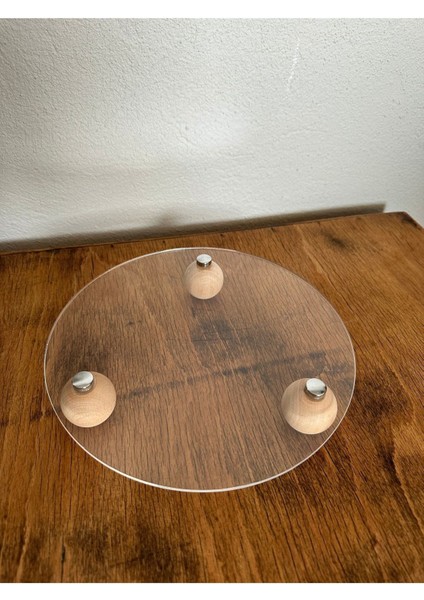 Şeffaf Ahşap Top Ayaklı Organizer, Düzenleyici ve Pleksi Stant, Şık ve Pratik Tasarım modelleri