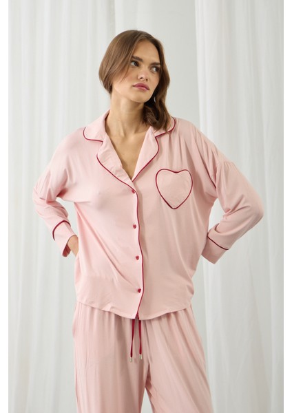 Amour Kalpli Pijama modelleri