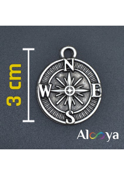 Minimal Pusula Gümüş Kaplama Düz Zincir Kolye indirimleri