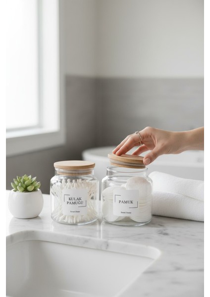 Turuncu 2'li Bambu Kapaklı Kulak Pamuğu ve Pamuk, 500 Ml, Doğal ve Hijyenik Kullanım fiyatları