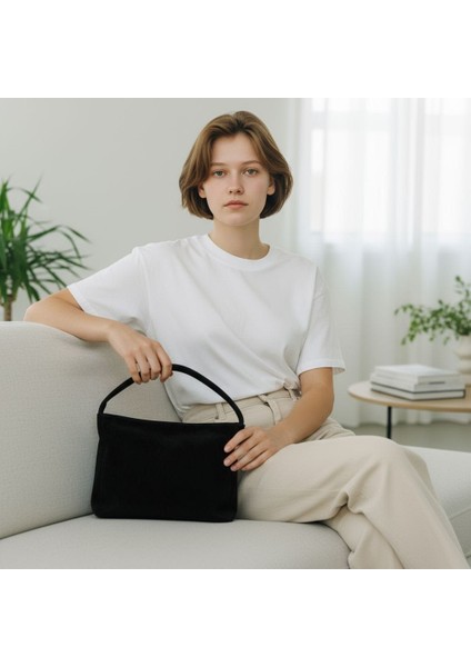 Kadın Hobo Çanta - Yumuşak Süet Dokulu, Günlük ve Zarif Model fırsatları