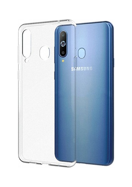 Samsung Galaxy A20/A30 Kılıf Şeffaf Tasarımlı Kamera Korumalı Silikon Kapak
