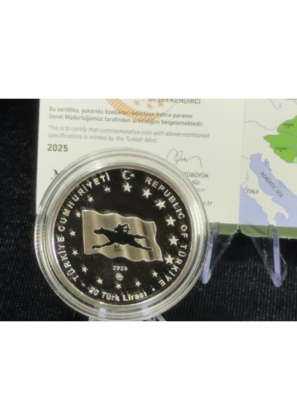 Avar Kağanlığı – Türk Devletleri Serisi No:6 Gümüş Sikke Hatıra Para (925 Ayar, Proof / Mineli) fiyatları